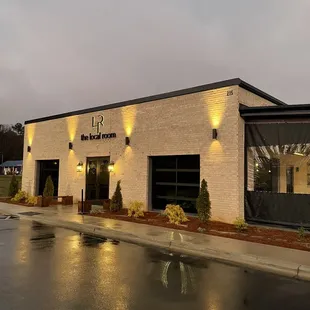 the outside of the building