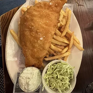 Fish and chips with Cod