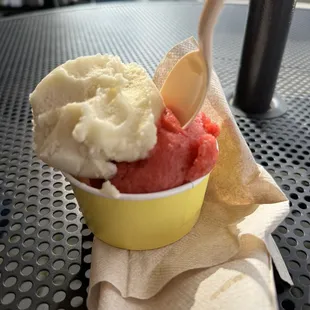 2 half scoops?!? Amazing!!