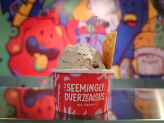 Seemingly Overzealous Ice Cream