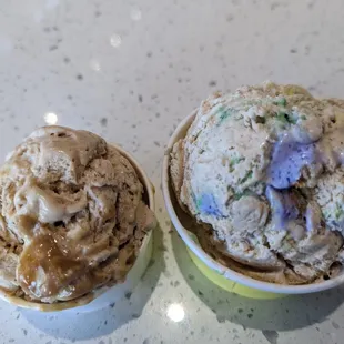 Banana Foster and Kings Cake Ice cream