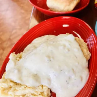 Homemade Biscuit with Gravy