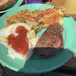 Sirloin Steak & Eggs