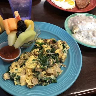 Turkey Sausage Scrambler