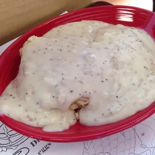 Homemade Biscuit with Gravy