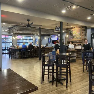 Bar area from dining room.