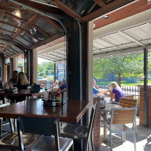 Indoor/outdoor seating