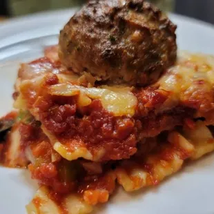 Fresh take and bake lasagna