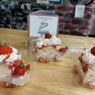 Strawberry shortcakes