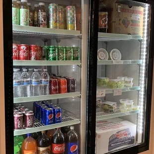 Drinks, cookie dough, salads!