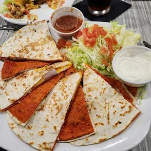 Shrimp quesadilla
