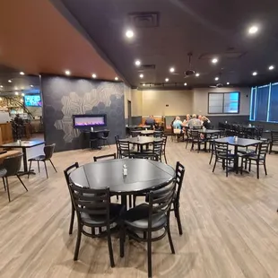 Dining area where bar use to be. So open.