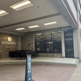 Inside the hotel