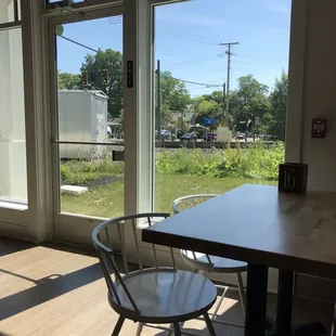 View from my table.