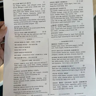 Menu, Sept &apos;23