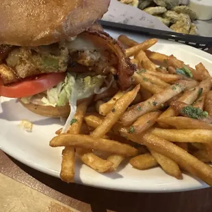 Blackened chicken sandwich