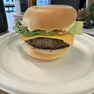 My burger creation