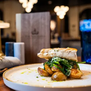  plate of food on a table