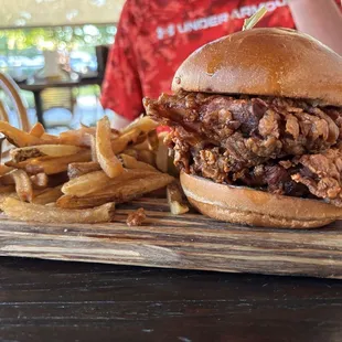 Hot Honey Fried Chicken Sandwich