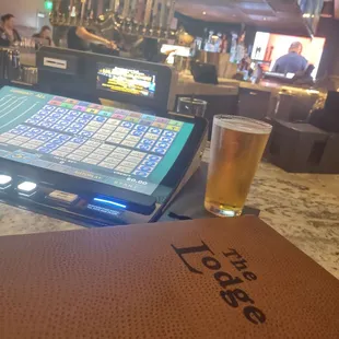 Bar with gaming machines
