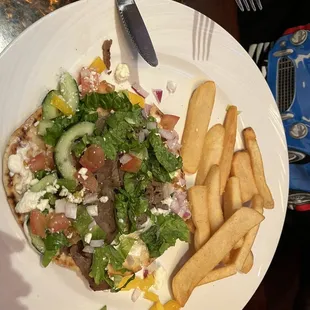 Lamb gyro, delicious