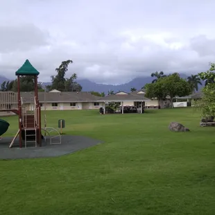 Court yard of the hotel.
