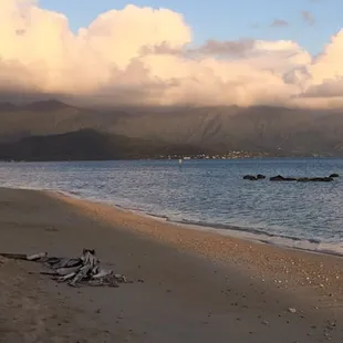 The view from the cabanas