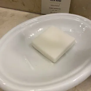 The complimentary soap
