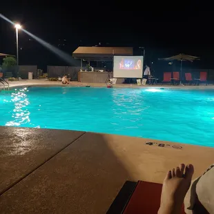 Movie night by the pool (Coco) &amp; complimentary popcorn