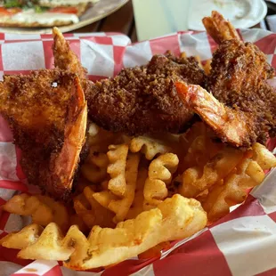 Coconut Shrimp and fries