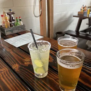 Maragratia, Descender IPA, and Boneyard IPA. Both beers were appreciated by their drinkers.