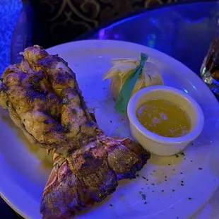 a plate of food on a table