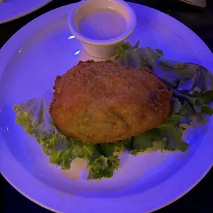 a plate of food on a table