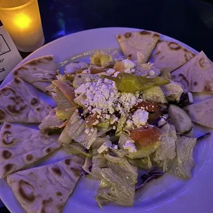 a plate of food on a table