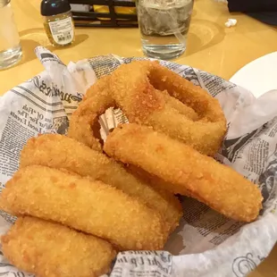 Side of onion rings.