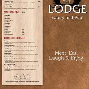 2023 Menu Page 1