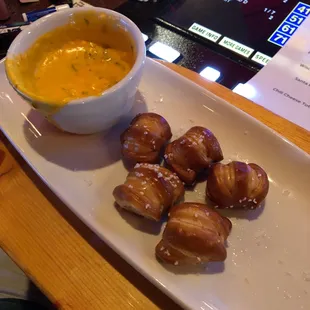Pretzel bites are awesome! I ate 3/4 before I took the pic (sorry lol)