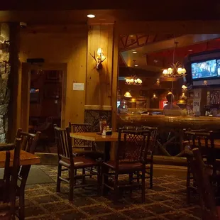 Interior in the dining side