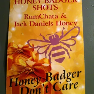 Honey Badger Don't Care!