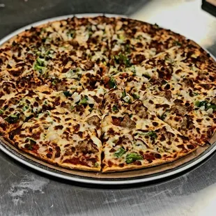 pizza, food