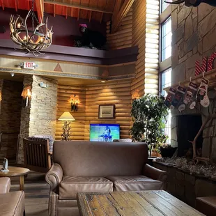 the living room and dining area