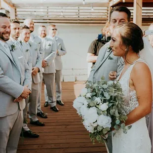 Wedding Set Up on Balcony