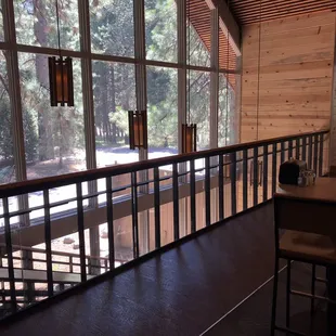 a table and chairs