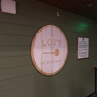 a sign on the wall