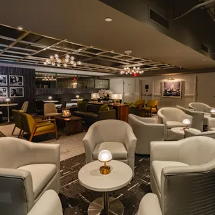 the lounge area