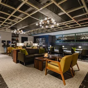 the lounge area