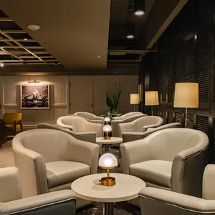 the lounge area