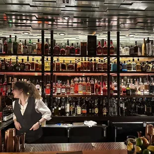 The beautiful bar side