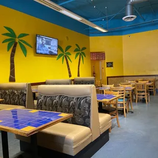 Interior tropical decor.