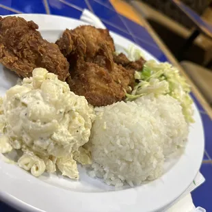Island Fried Chicken plate